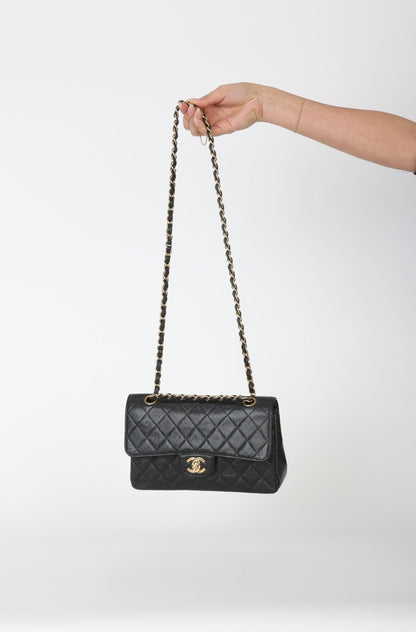 Chanel 2002 Caviar Small Double Flap