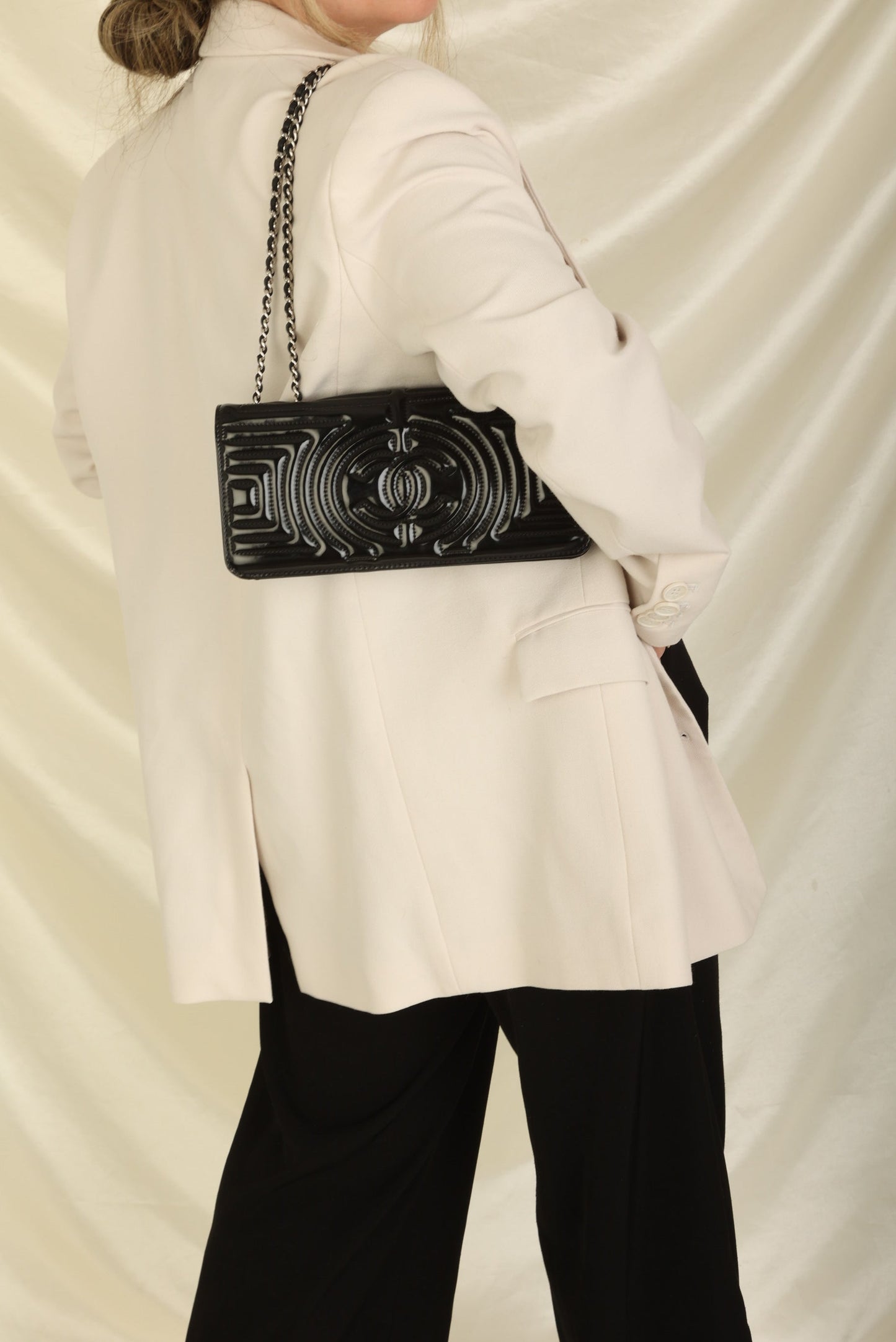 Chanel Patent Timeless Geometric Flap