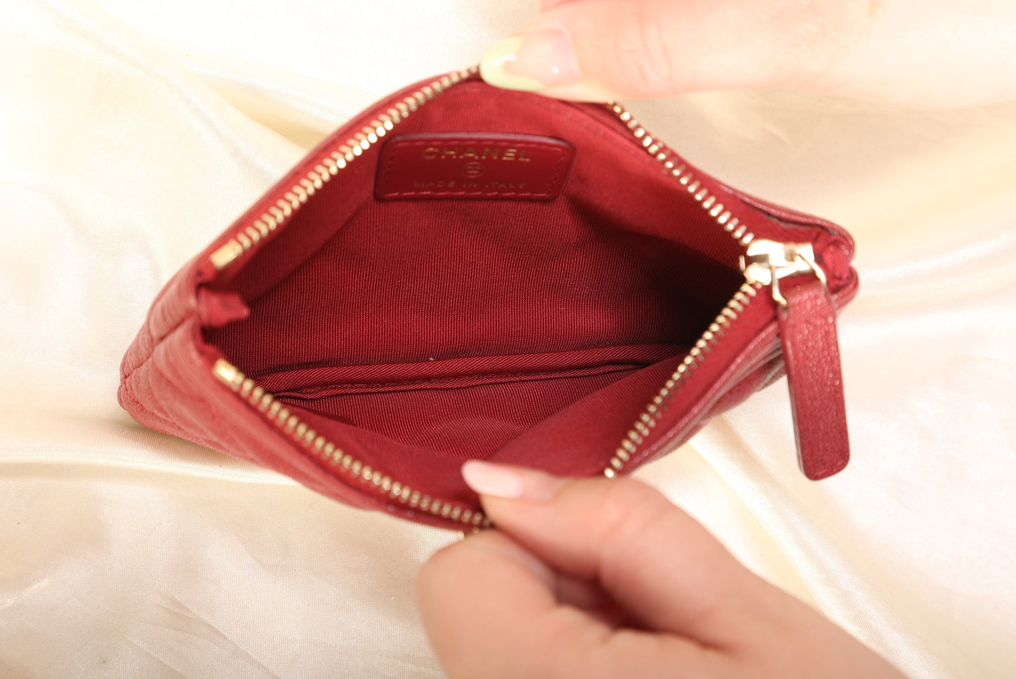 Chanel 2019 Caviar Boy Pouch