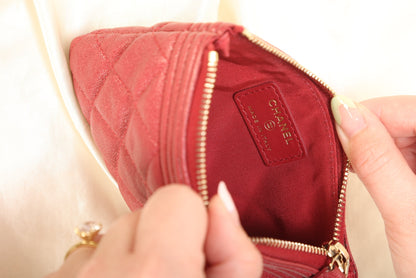 Chanel 2019 Caviar Boy Pouch