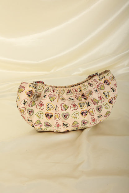 Chanel 2005 Canvas Heart Icon Pochette