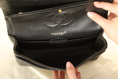 Chanel 2005 Caviar Medium Double Flap