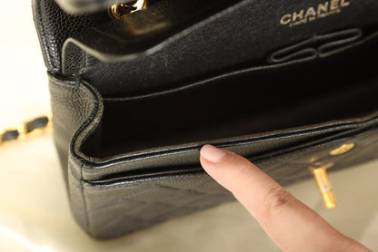 Chanel 2005 Caviar Medium Double Flap