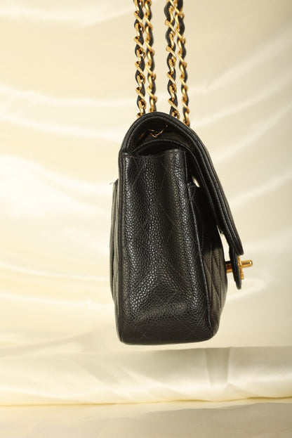 Chanel 2005 Caviar Medium Double Flap