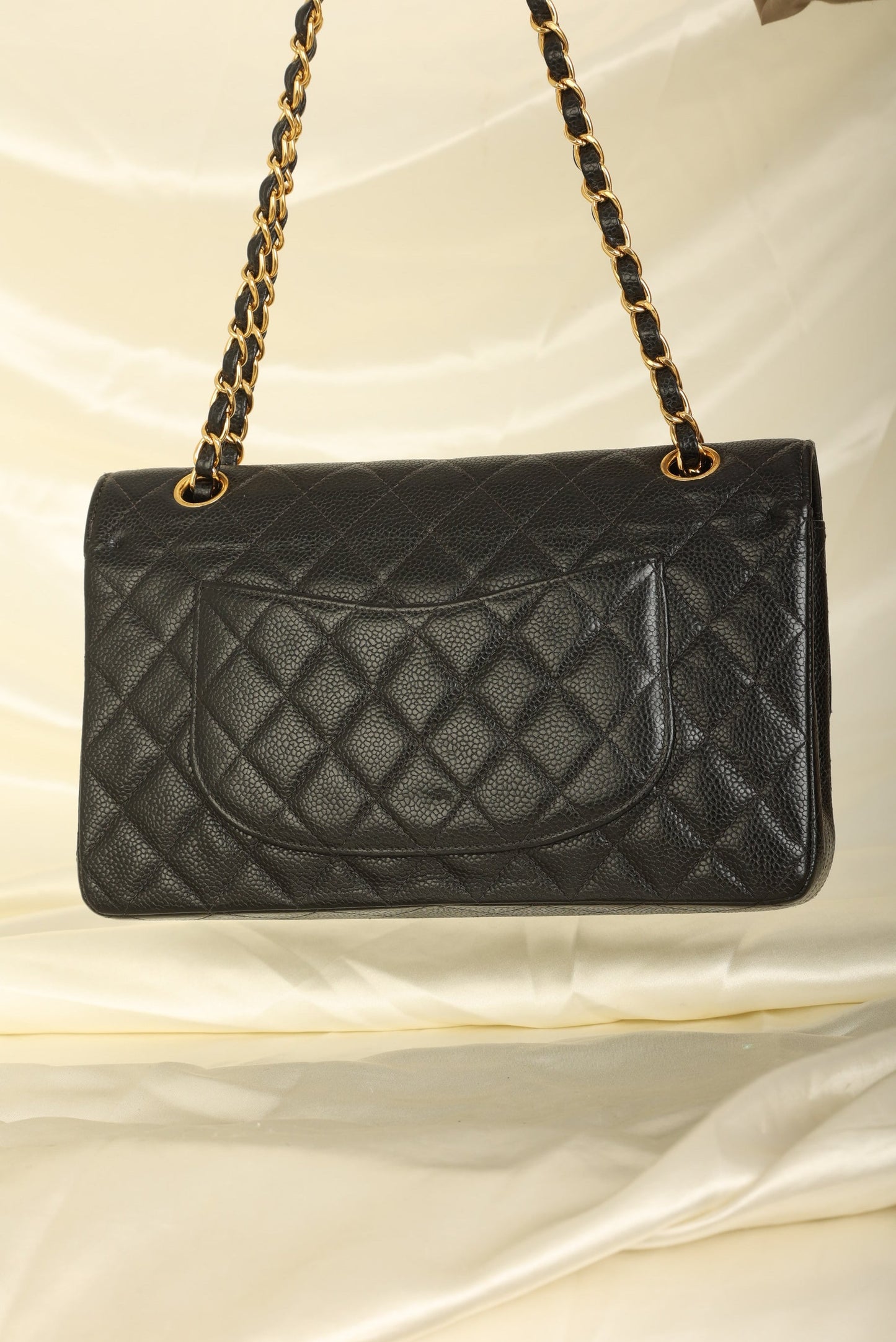 Chanel 2005 Caviar Medium Double Flap
