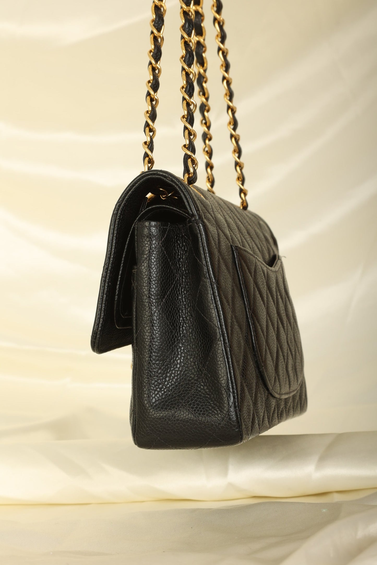 Chanel 2005 Caviar Medium Double Flap