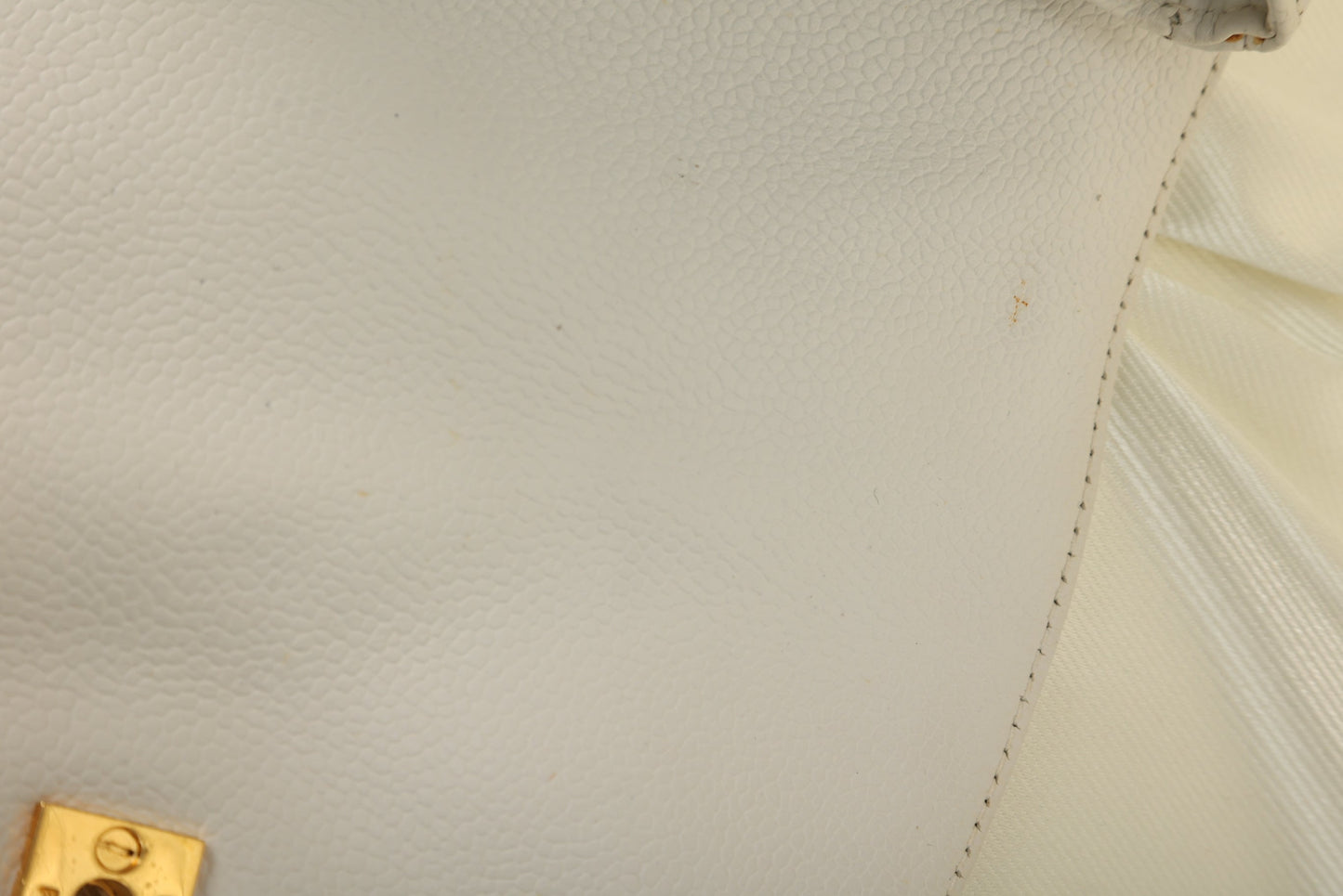 Chanel Caviar Logo Backpack