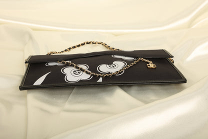 Extremely Rare Chanel Camellia CC Chain Pochette