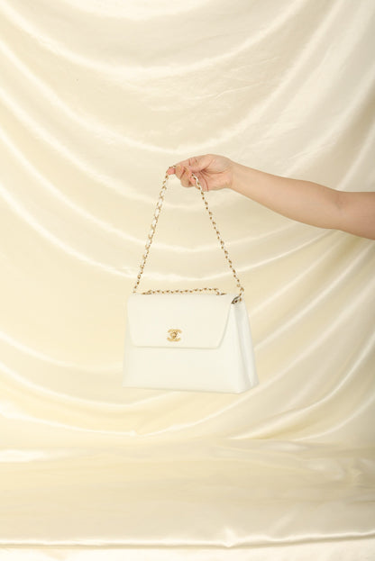 Chanel 1997 Caviar Trapezoid Flap