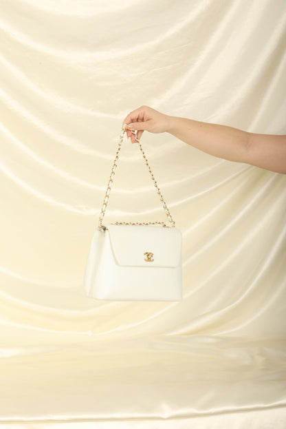 Chanel 1997 Caviar Trapezoid Flap