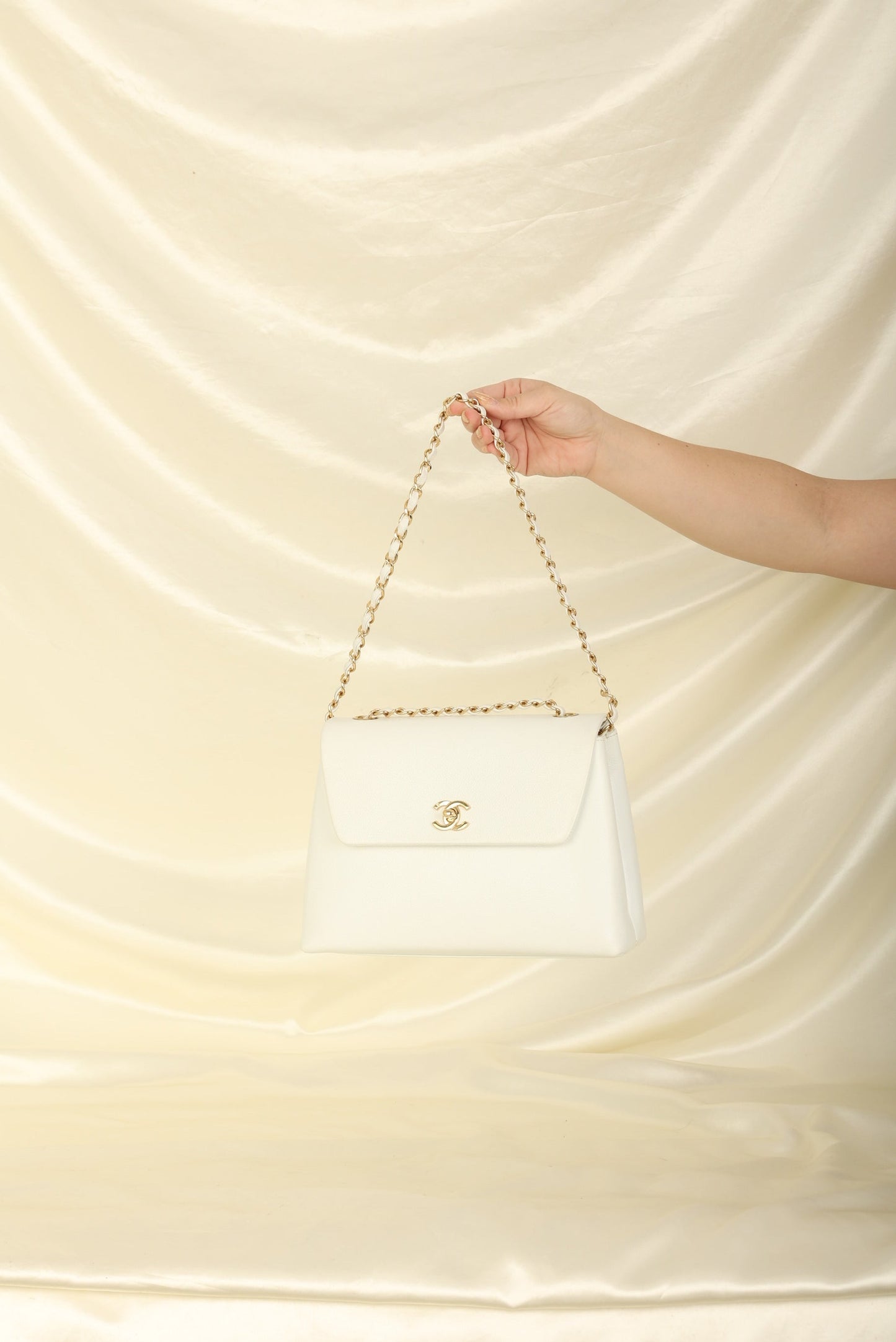 Chanel 1997 Caviar Trapezoid Flap