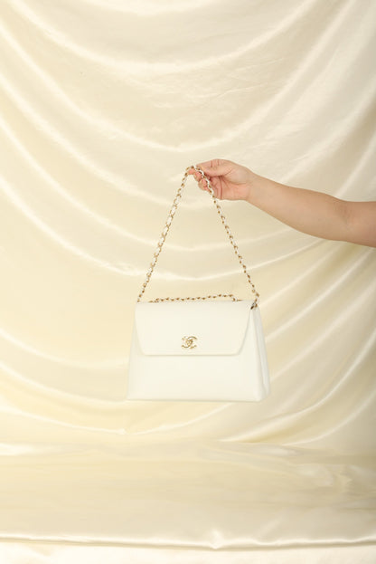 Chanel 1997 Caviar Trapezoid Flap