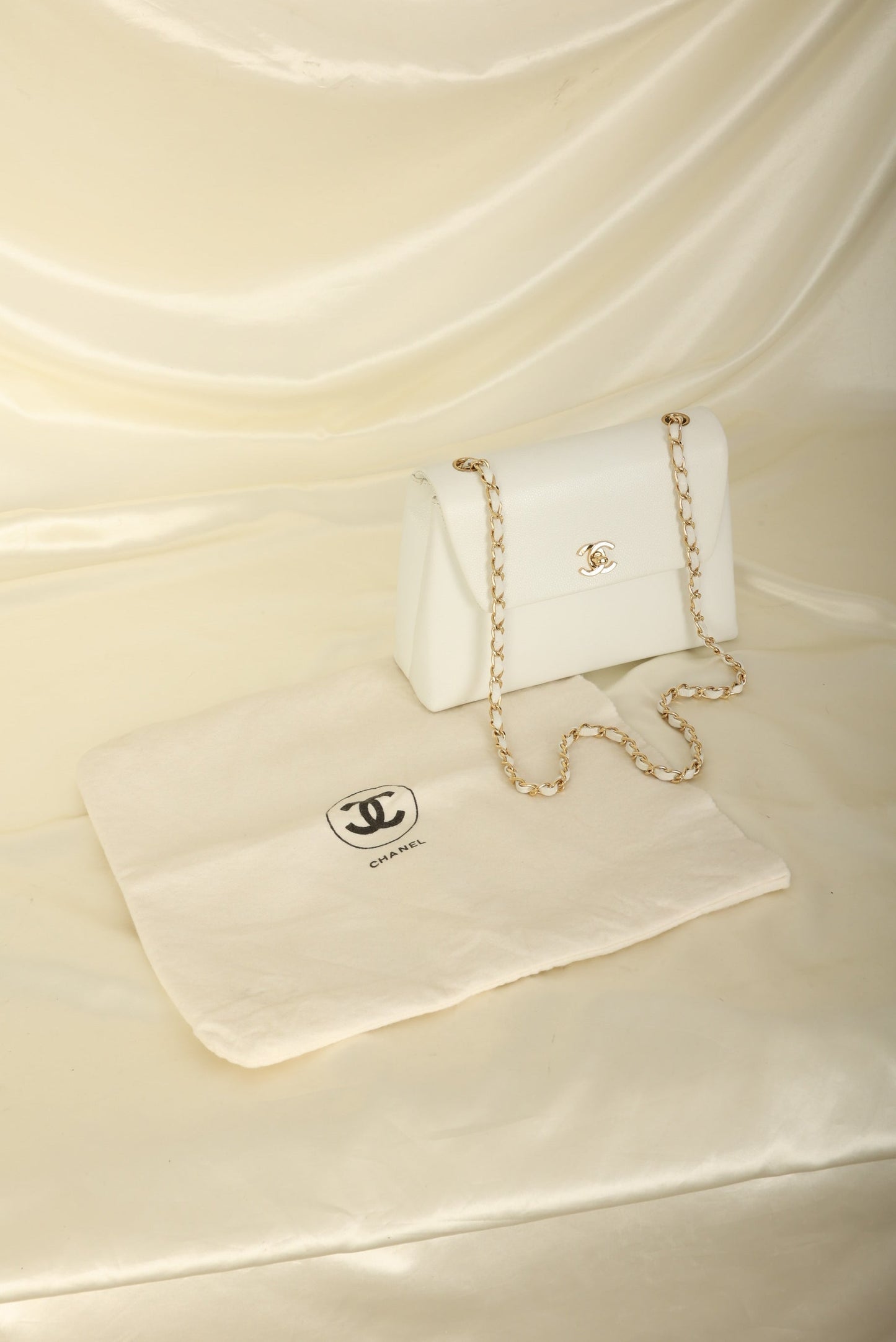 Chanel 1997 Caviar Trapezoid Flap