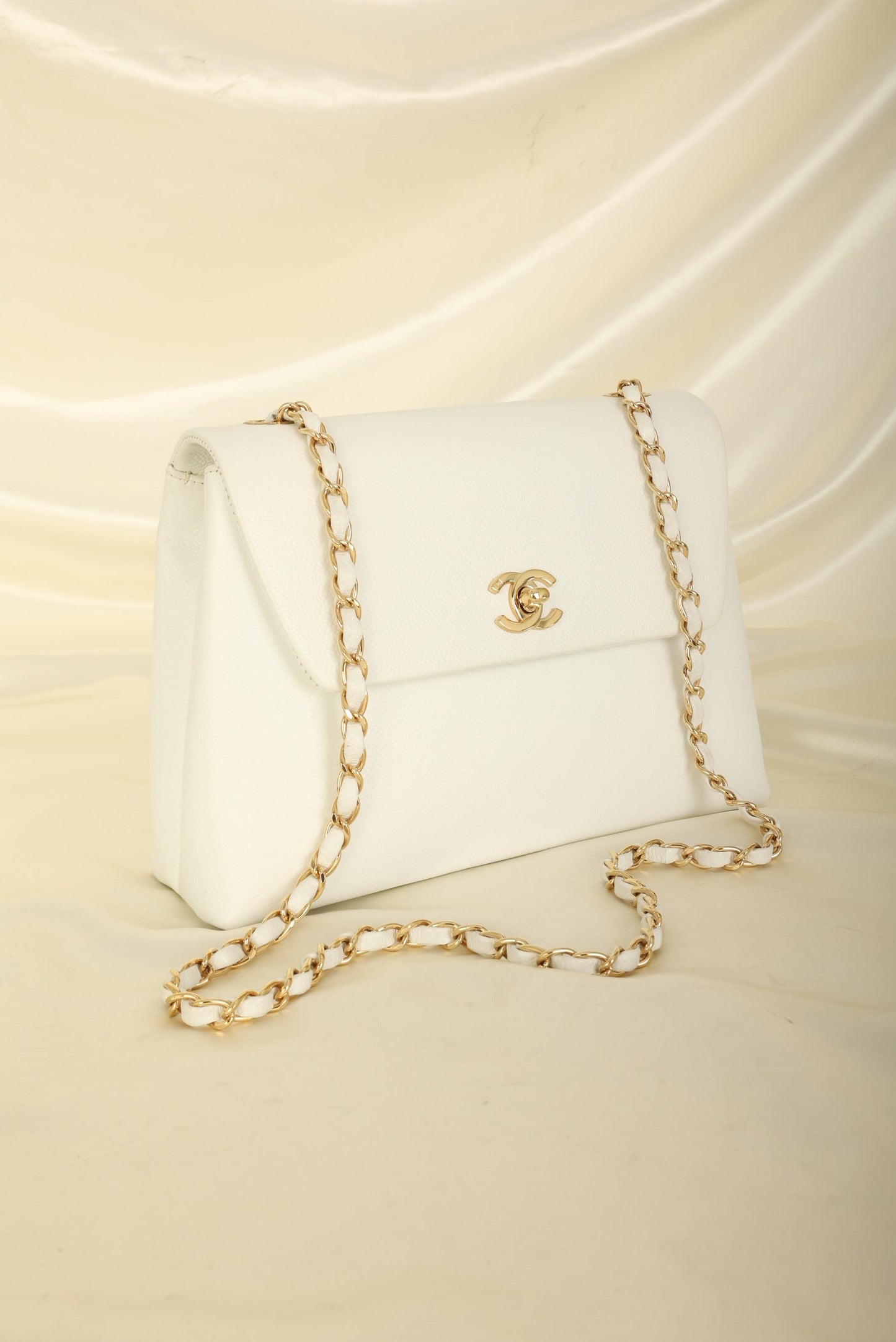 Chanel 1997 Caviar Trapezoid Flap