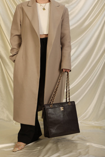 Chanel Caviar Turnlock Tote