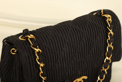 Chanel Satin Quilted Flap Bag