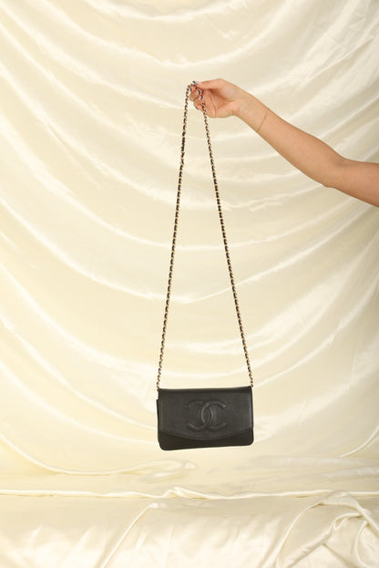 Chanel Caviar Timeless Wallet on Chain