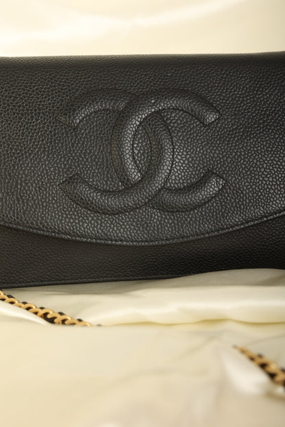 Chanel Caviar Timeless Wallet on Chain