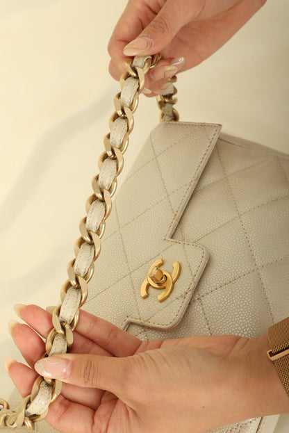 Chanel 2000 Caviar Iridescent Flap Bag