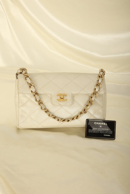 Chanel 2000 Caviar Iridescent Flap Bag