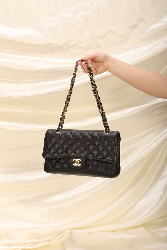 Chanel Caviar Medium Double Flap