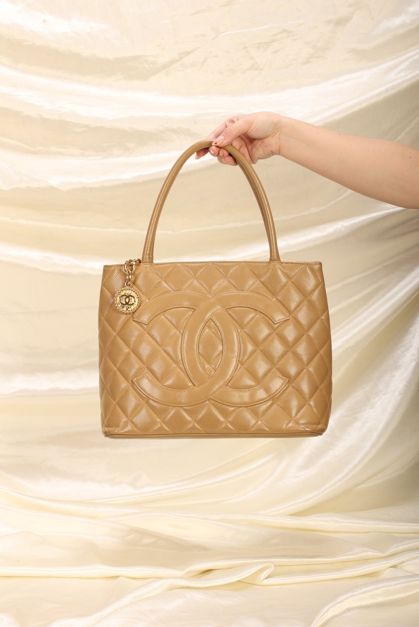 Chanel Caviar Medallion Tote