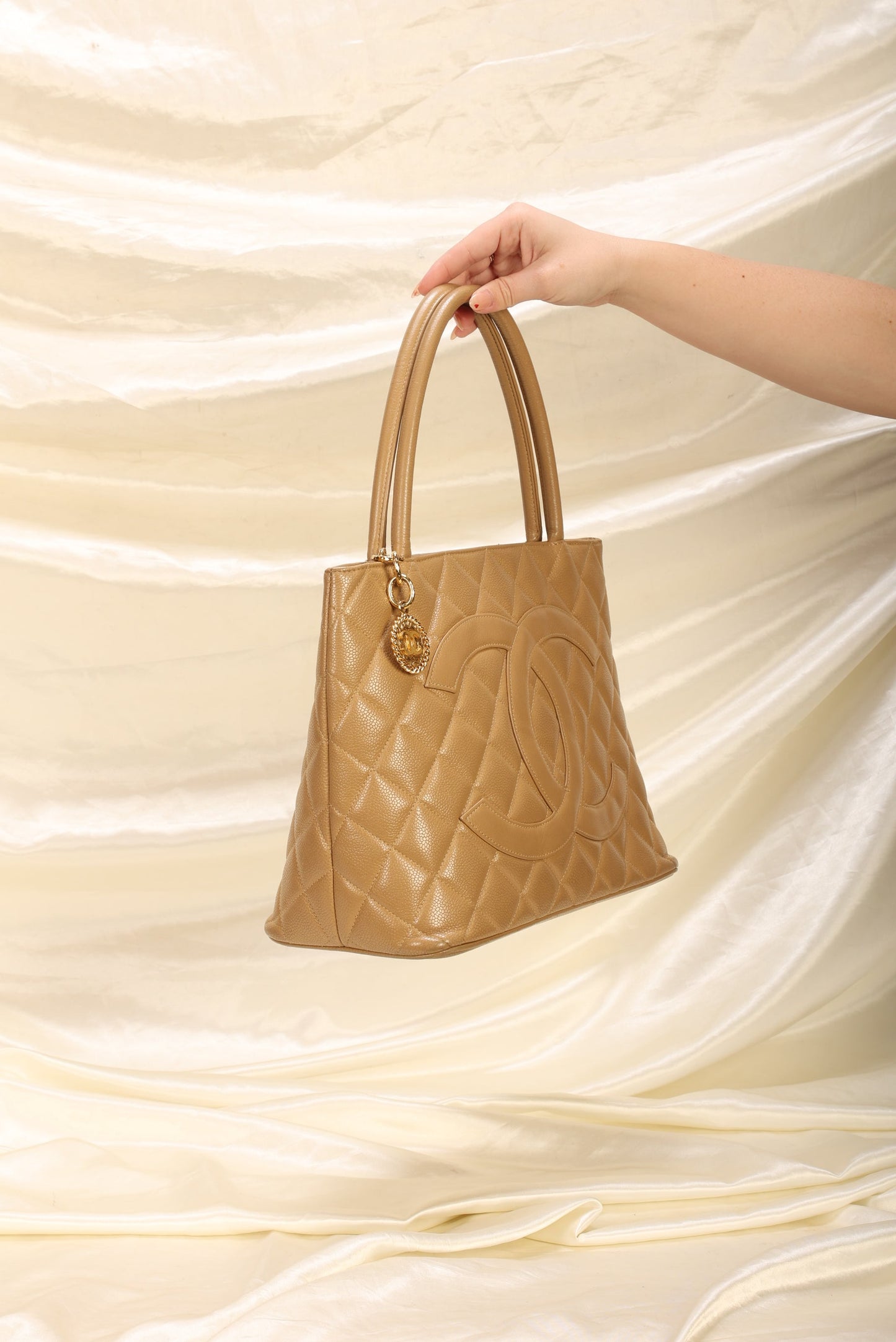 Chanel Caviar Medallion Tote