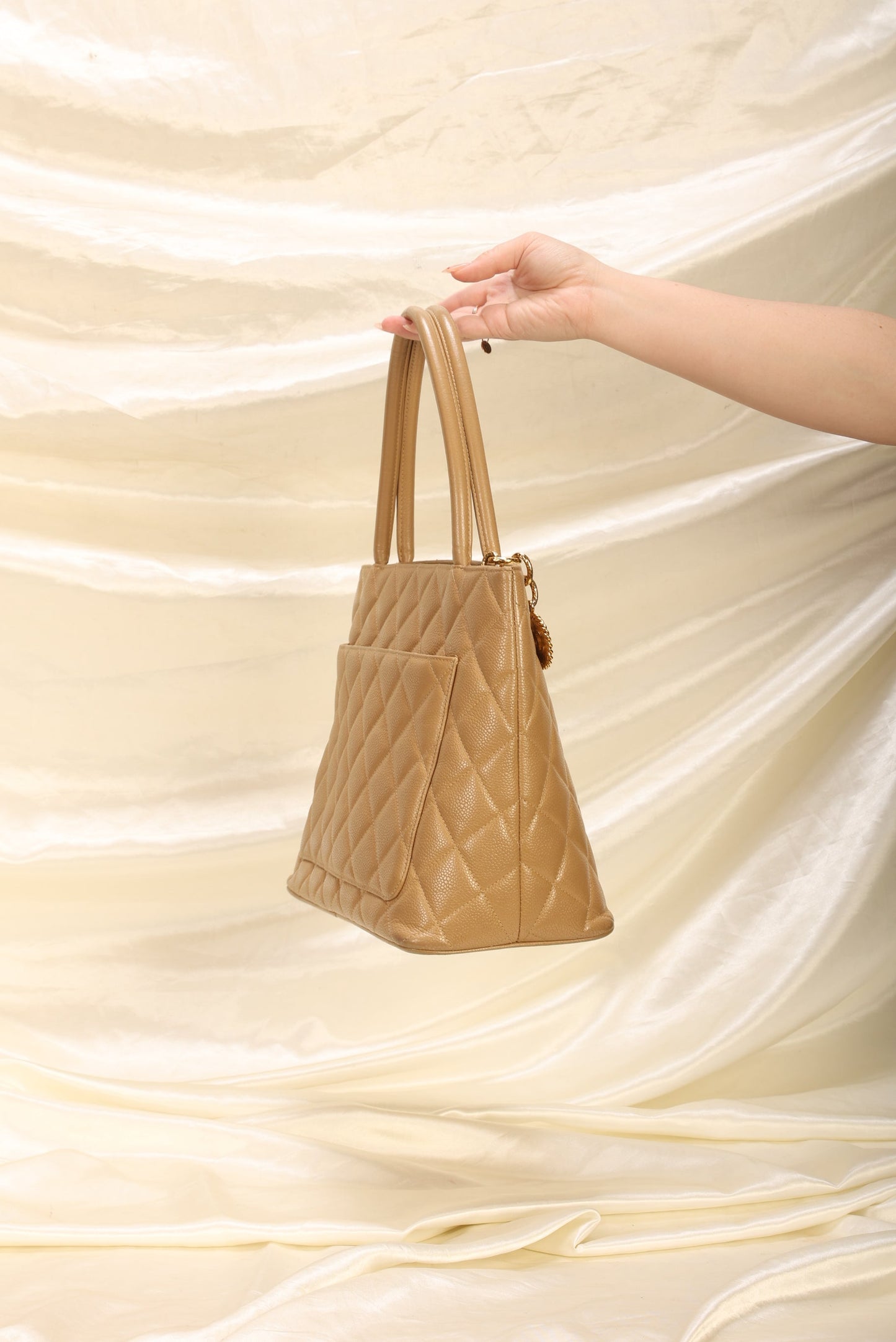 Chanel Caviar Medallion Tote