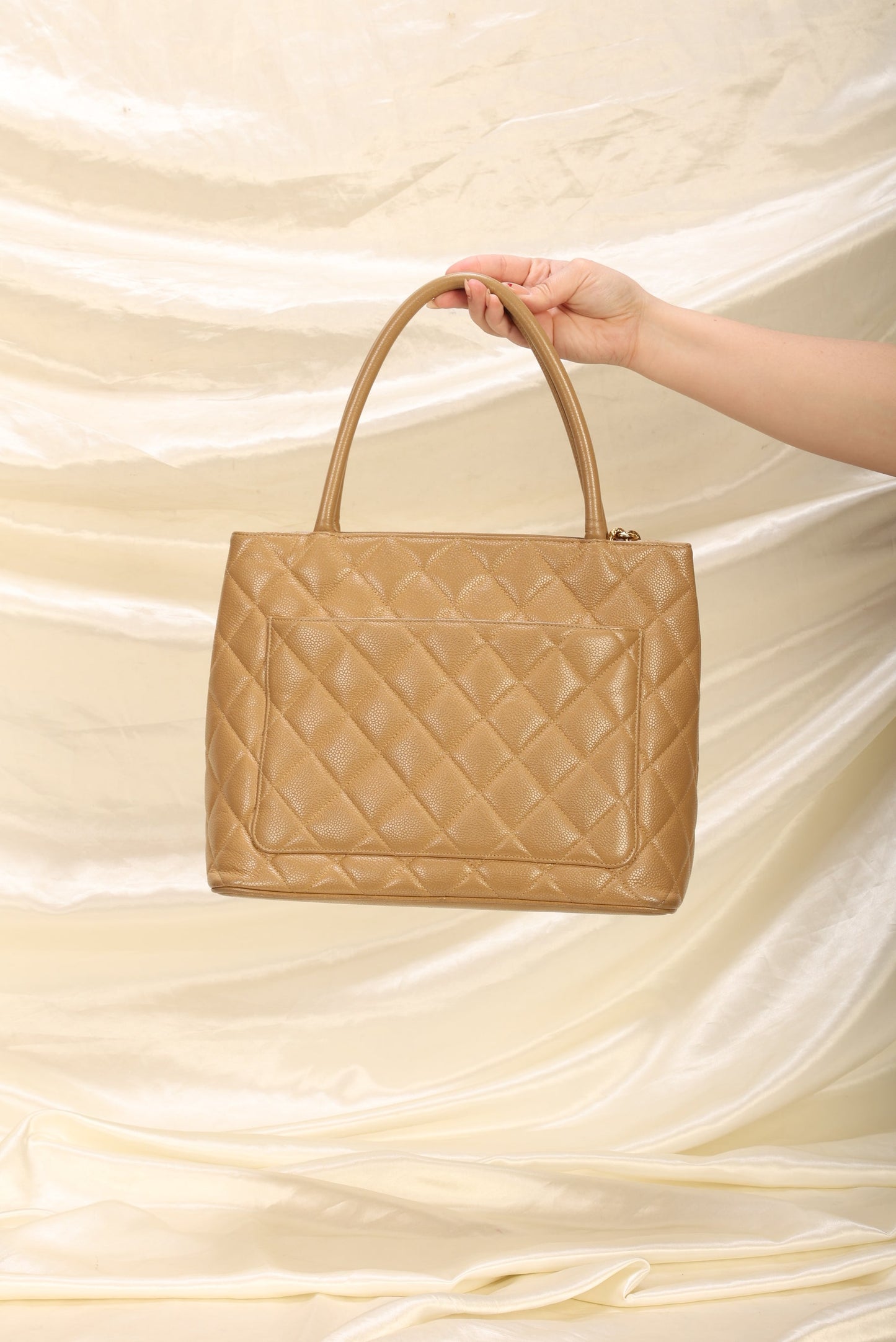 Chanel Caviar Medallion Tote