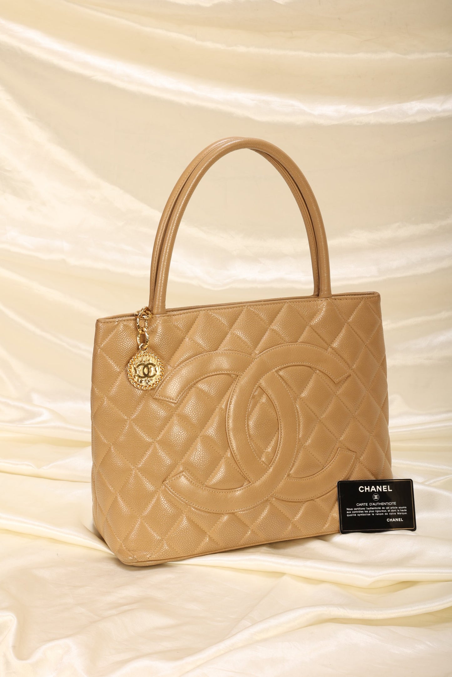 Chanel Caviar Medallion Tote