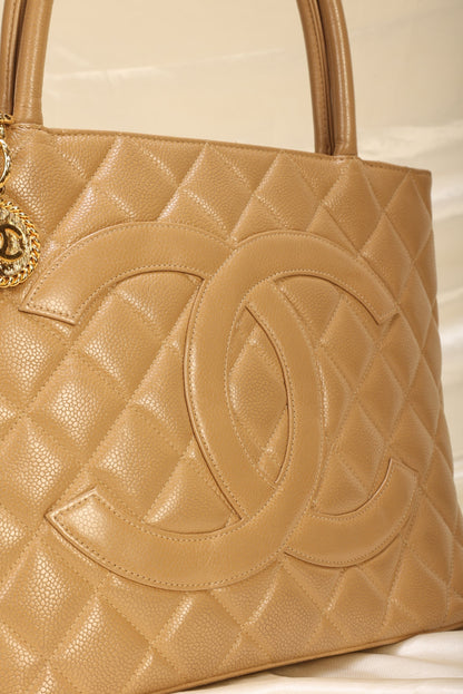 Chanel Caviar Medallion Tote