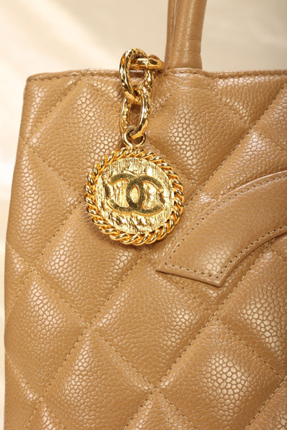 Chanel Caviar Medallion Tote