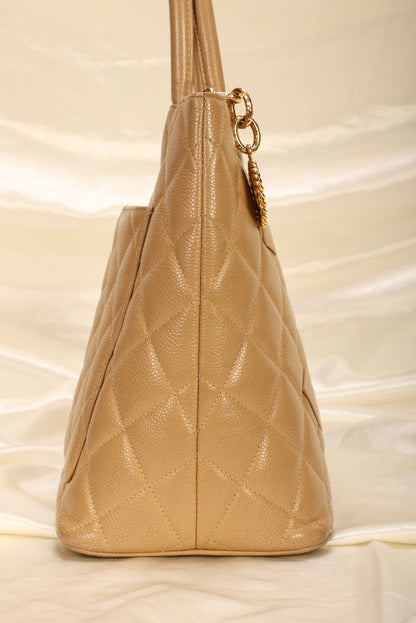 Chanel Caviar Medallion Tote