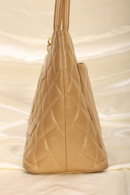 Chanel Caviar Medallion Tote