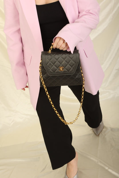 Extremely Rare Chanel 2005 Satin Trapezoid Bijoux Chain with Pouch
