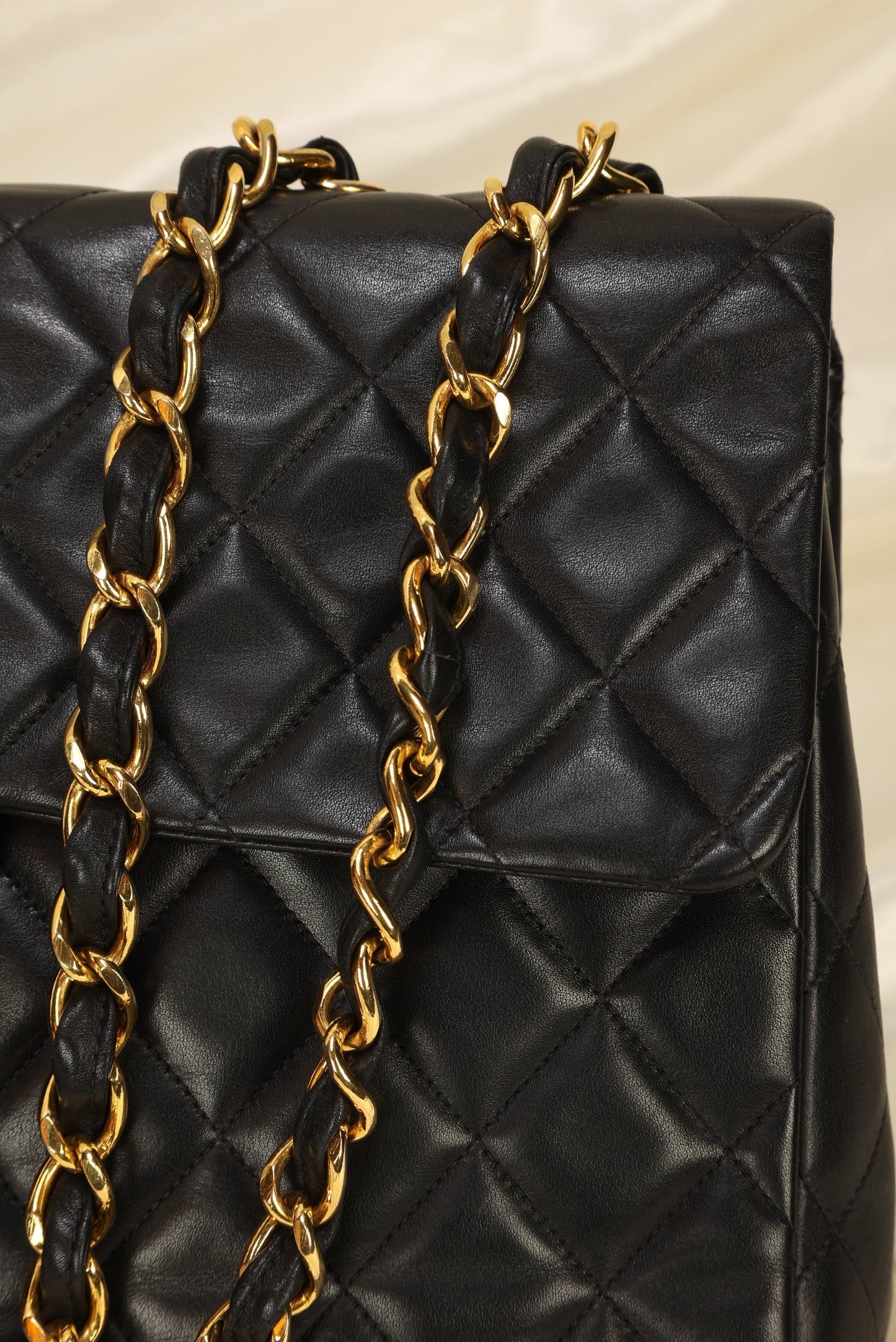 Chanel Maxi XL Logo Flap Bag