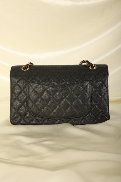 Chanel 2002 Caviar Medium Double Flap