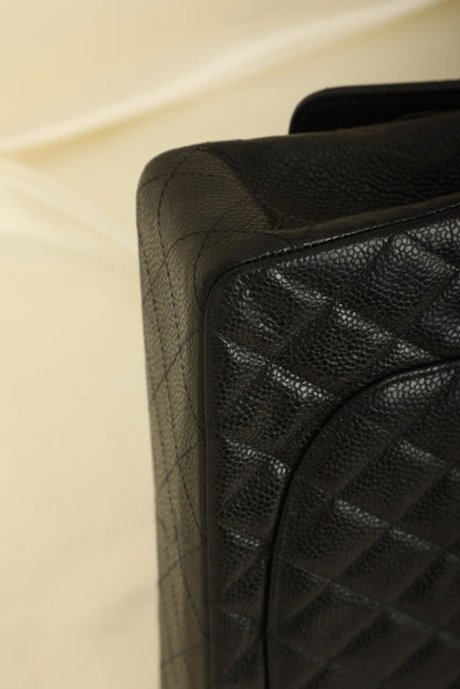 Chanel 2002 Caviar Medium Double Flap