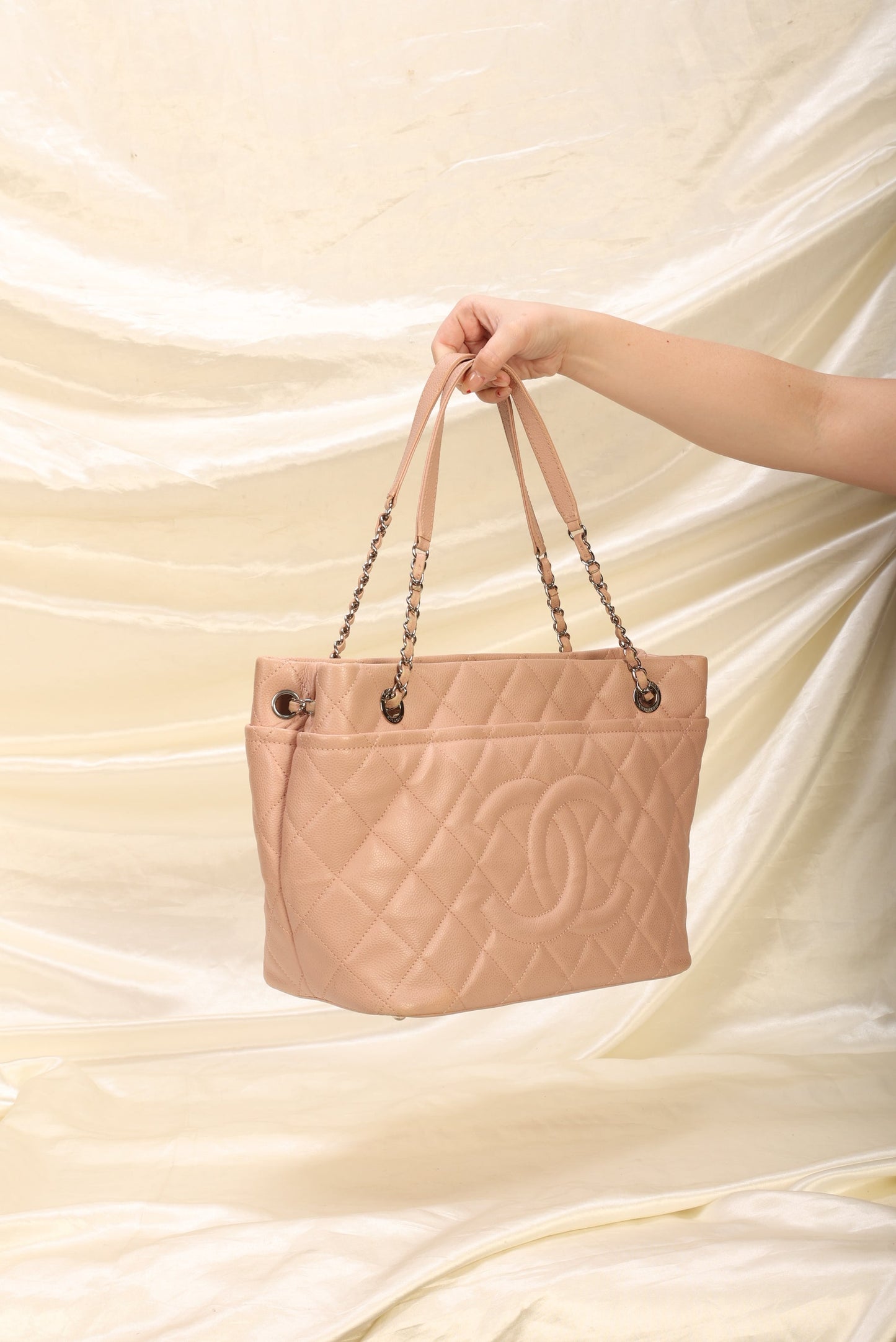 Chanel Caviar Timeless Chain Tote