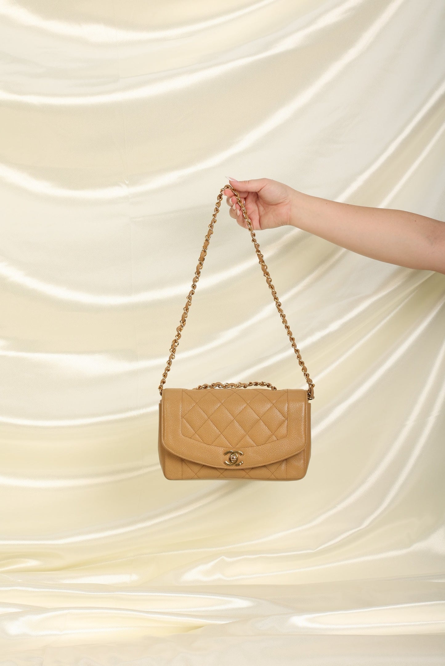 Extremely Rare Chanel Caviar Small Diana
