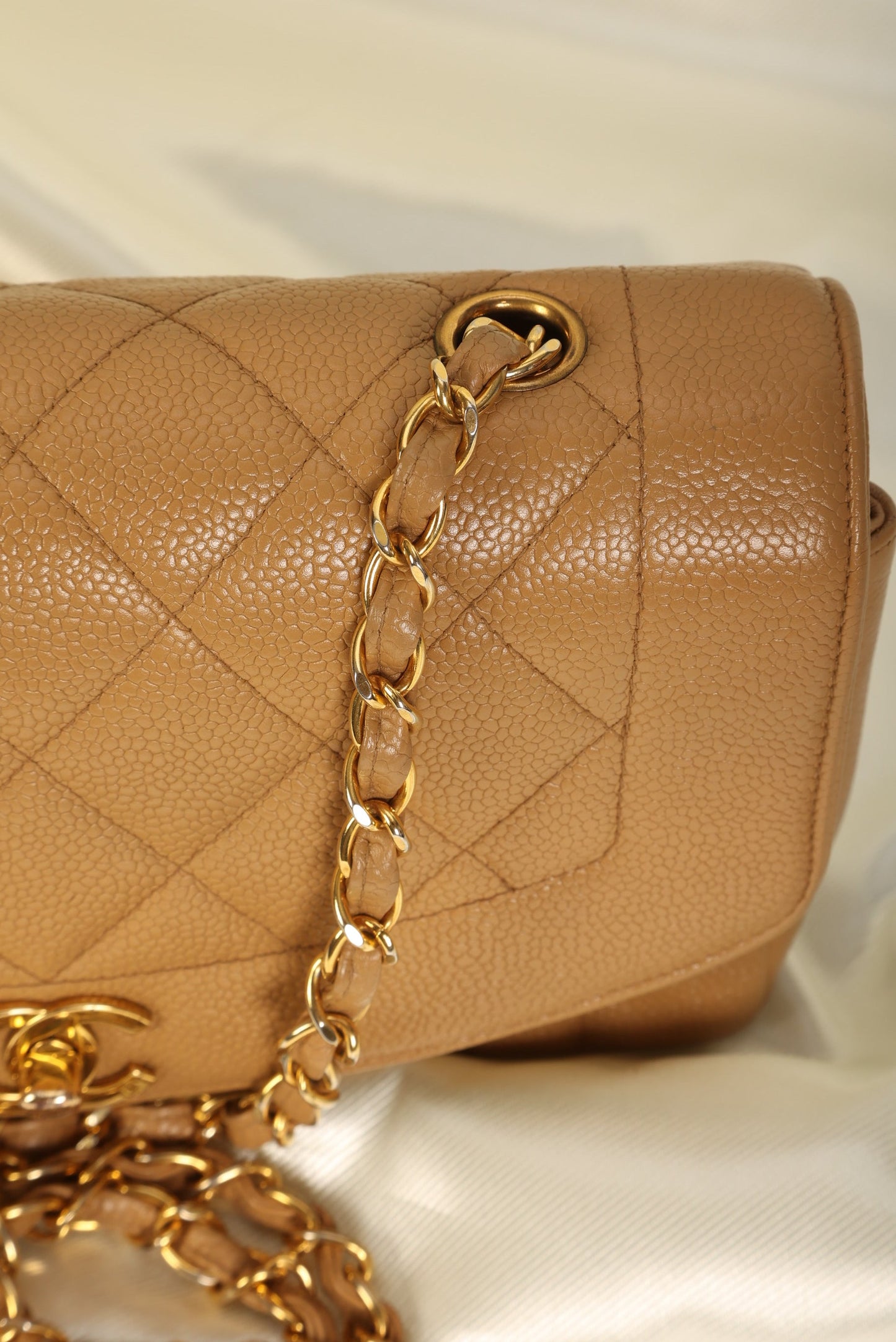 Extremely Rare Chanel Caviar Small Diana