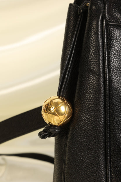 Chanel Caviar Logo Tote