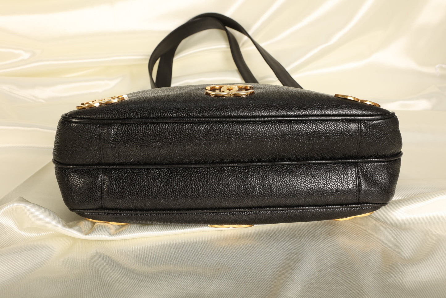 Chanel Caviar Logo Tote