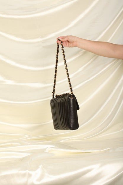Chanel Vertical Lambskin Square Flap