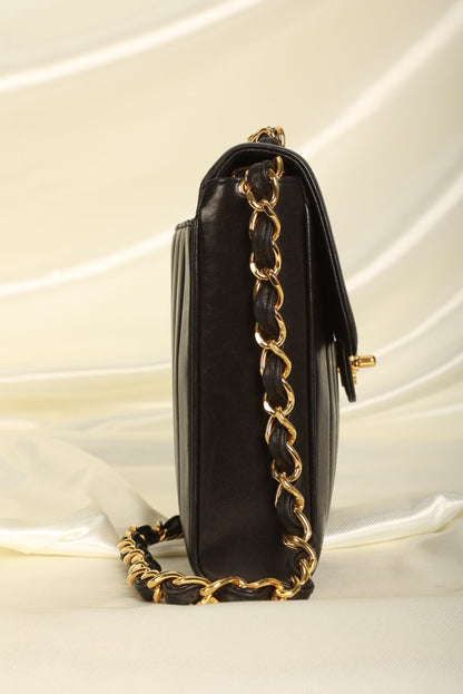 Chanel Vertical Lambskin Square Flap