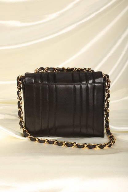 Chanel Vertical Lambskin Square Flap