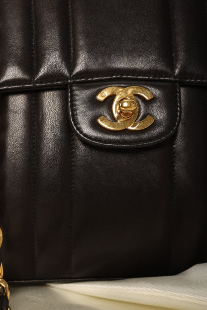 Chanel Vertical Lambskin Square Flap