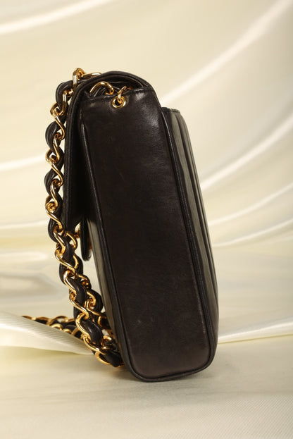 Chanel Vertical Lambskin Square Flap