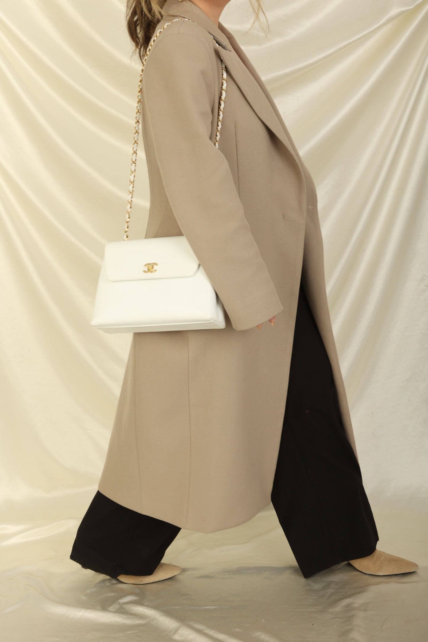 Chanel 1997 Caviar Trapezoid Flap
