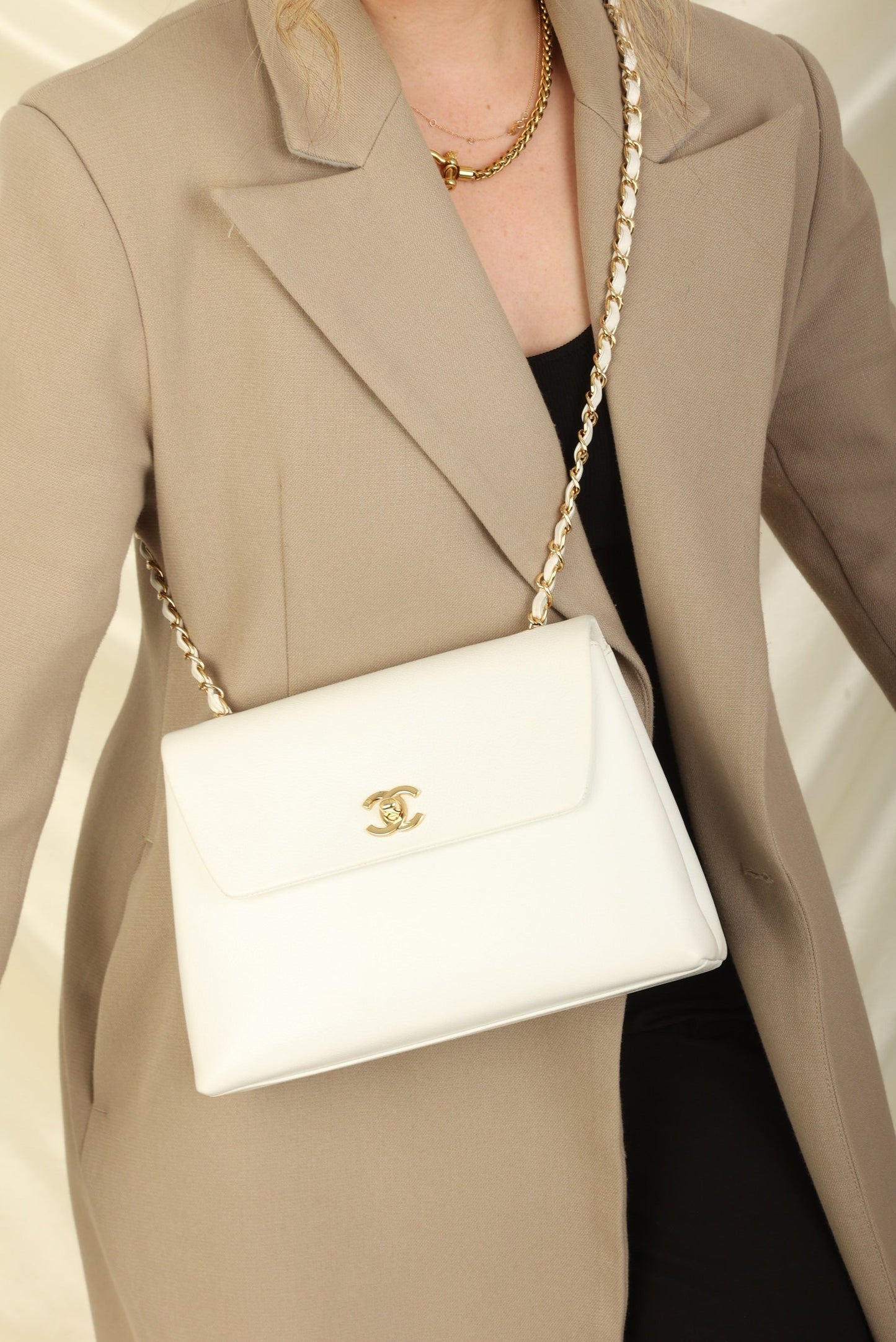 Chanel 1997 Caviar Trapezoid Flap